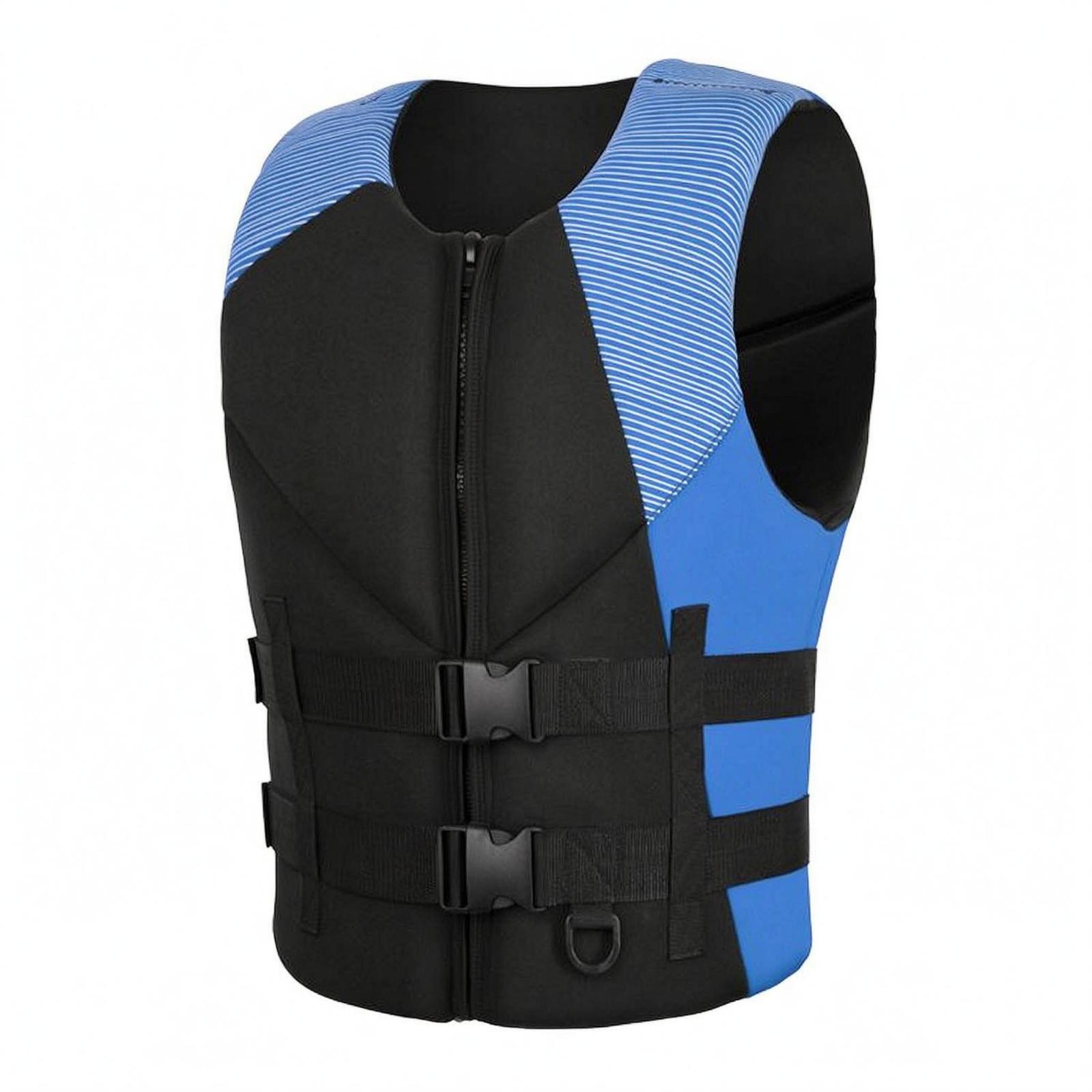 Aquatic Sports Swimming - Yetişkinler İçin Ayarlanabilir Fermuarlı Yüzme Yeleği,