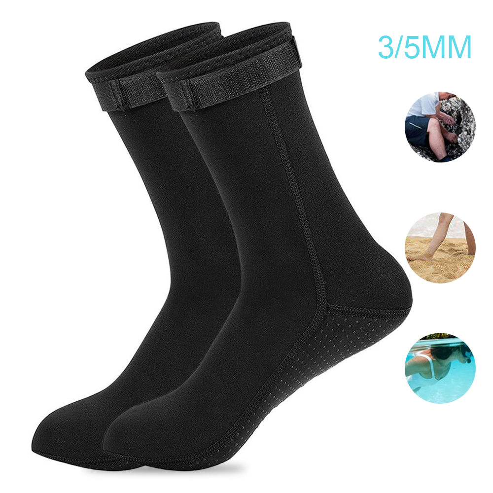 Snorkel Dry Top - 5mm Neopren Çorap 3mm Wetsuit Ayakkabı