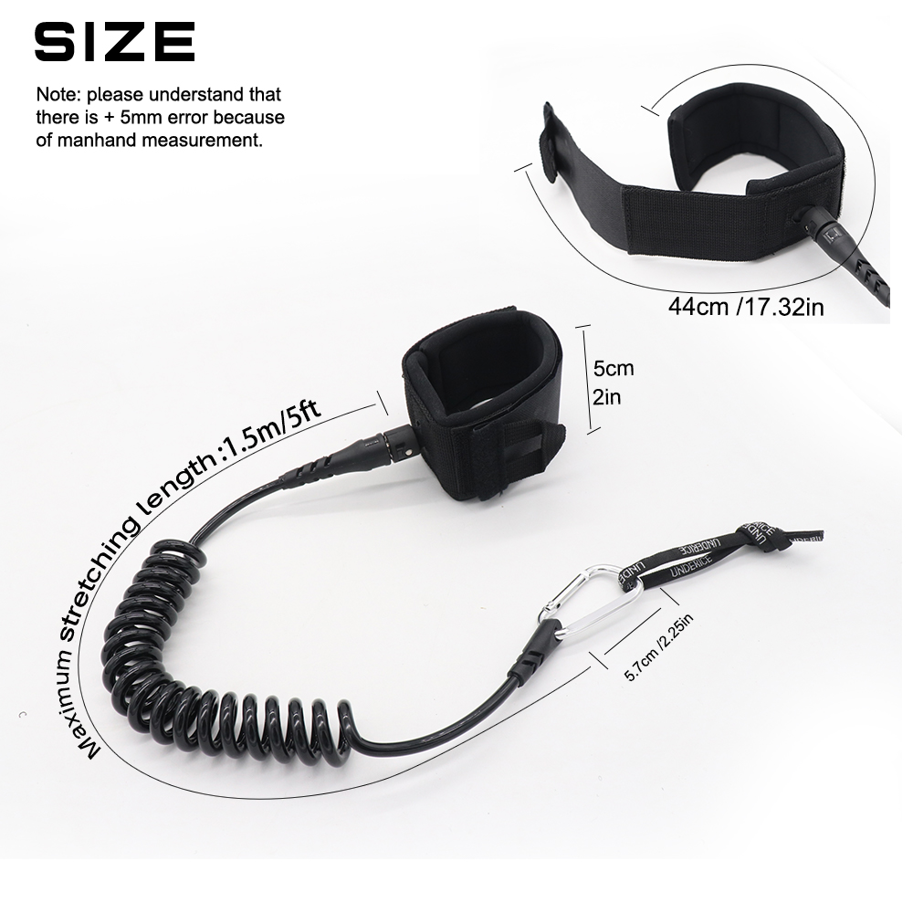 UICE 5FT 5MM Sörf Kayışı El İp - Surfboard Leash Ankle incelemesi ve fiyatı