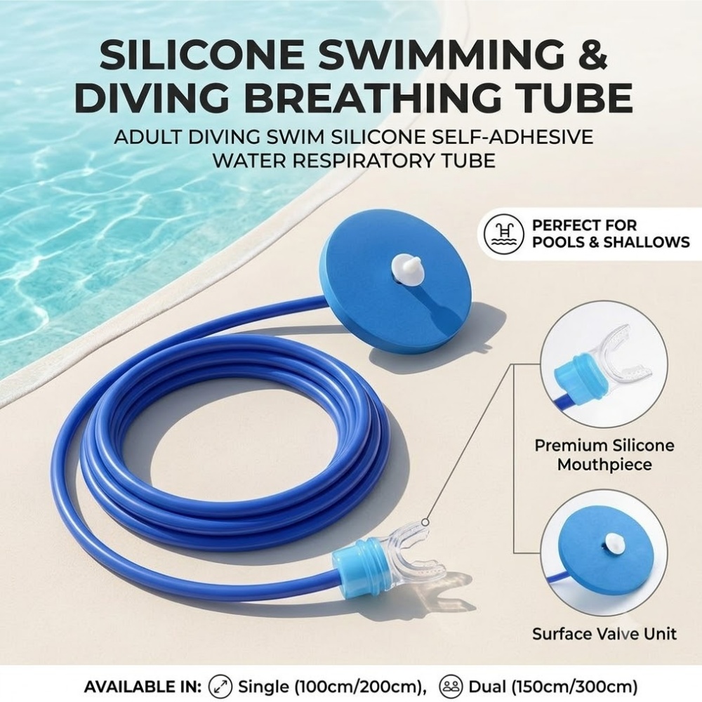 Yetişkin Dalış Yüzme Silikon S - Snorkel Dry Top incelemesi ve fiyatı