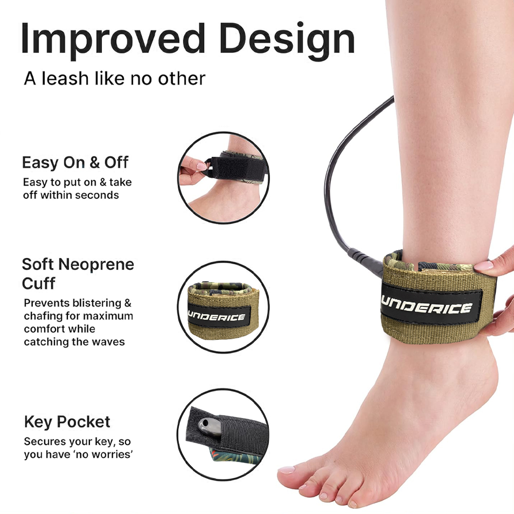 UICE Sörf Tahtası Kayışı 6-9ft - Surfboard Leash Ankle incelemesi ve fiyatı